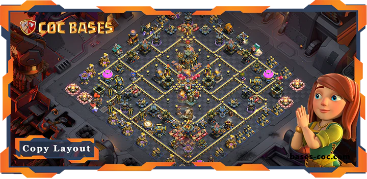 Top War Base TH17 with Link, Defense, Layout - Clash of Clans (246) 12 Top War Base TH17 with Link, Defense, Layout - Clash of Clans (246)