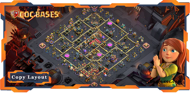 Top War Base TH17 with Link, Defense Layout - Clash of Clans (304) 2 Top War Base TH17 with Link, Defense Layout - Clash of Clans (304)
