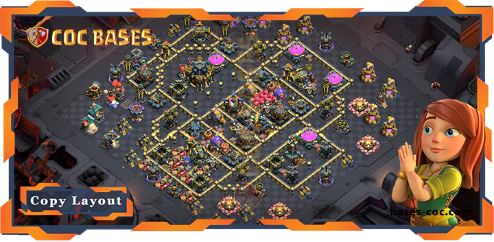 Top War Base TH17 with Link, Defense Layout - Clash of Clans (337) 5 Top War Base TH17 with Link, Defense Layout - Clash of Clans (337)