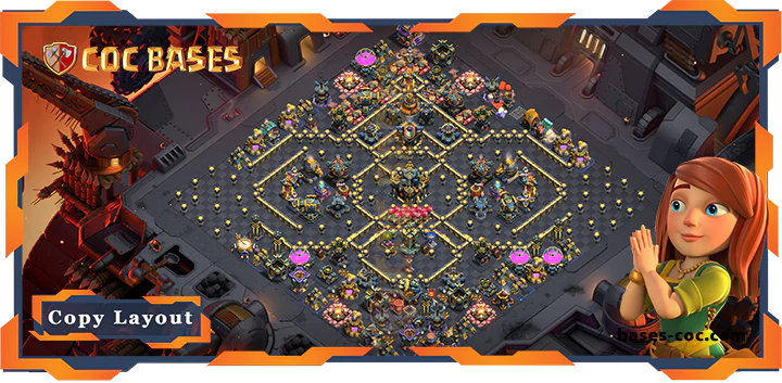 Top War Base TH17 with Link, Defense Layout - Clash of Clans (340) 2 Top War Base TH17 with Link, Defense Layout - Clash of Clans (340)