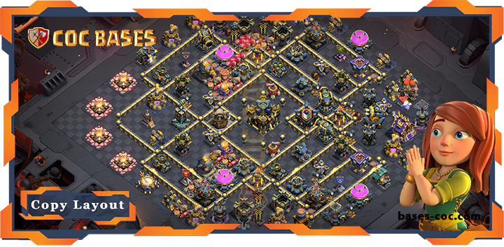 Top War Base TH17 with Link, Hybrid, Legend League Layout - Clash of Clans (263) 7 Top War Base TH17 with Link, Hybrid, Legend League Layout - Clash of Clans (263)