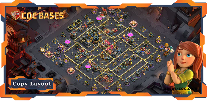 Top War TH17 with Link, Anti 3 Star Layout - Clash of Clans (333) 9 Top War TH17 with Link, Anti 3 Star Layout - Clash of Clans (333)