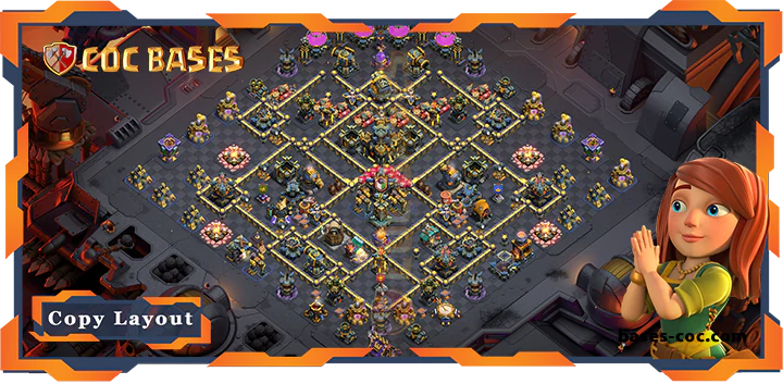 Top War TH17 with Link, Defense, Anti Everything Layout - Clash of Clans (322) 8 Top War TH17 with Link, Defense, Anti Everything Layout - Clash of Clans (322)