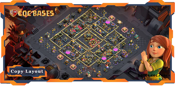 Top War TH17 with Link, Defense, Anti Everything Layout - Clash of Clans (325) 5 Top War TH17 with Link, Defense, Anti Everything Layout - Clash of Clans (325)
