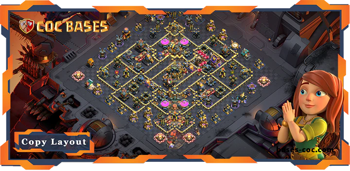 Top War TH17 with Link, Hybrid, Defense, Anti Everything Layout - Clash of Clans (311) 7 Top War TH17 with Link, Hybrid, Defense, Anti Everything Layout - Clash of Clans (311)
