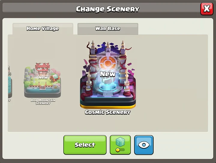 Clash O Ween October Season 2025 Clash of Clans 46 01 Cosmic Scenery Clash O Ween October Season 2025