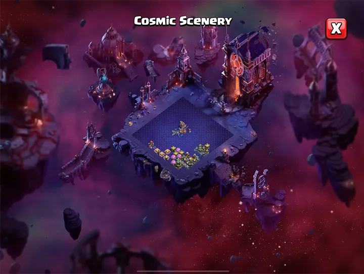 Clash O Ween October Season 2025 Clash of Clans 45 02 Cosmic Scenery - Clash O Ween October Season 2025