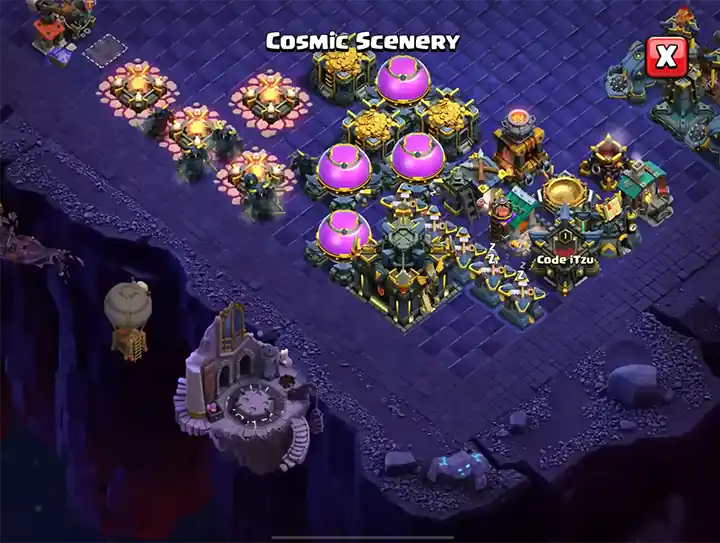 Clash O Ween October Season 2025 Clash of Clans 52 08 Cosmic Scenery Clash O Ween October Season 2025