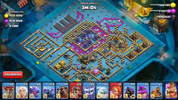 Easily Get 3 Stars Drills and Spills Challenge September 2025 - Clash of Clans 3 Drills and Spills Challenge September 2025 Base Layout - Clash of Clans