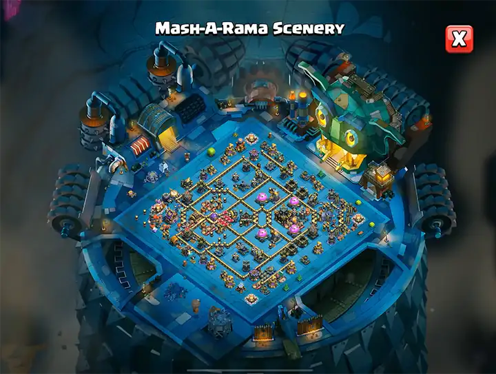 Mash A Rama Season September 2025 - Clash of Clans 45 Mash-A-Rama Scenery of Season September 2025