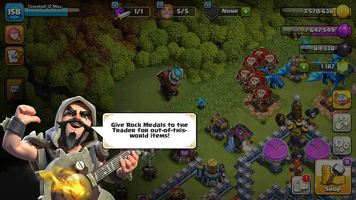 Событие «Космический рок» — Октябрь 2025 в Clash of Clans 8 06 Intro of Cosmic Rock Event October 2025