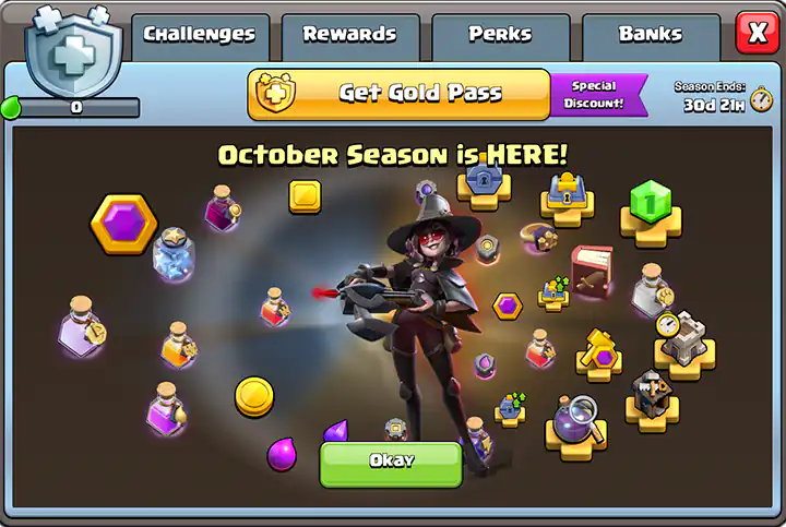 Clash O Ween October Season 2025 Clash of Clans 3 Clash O Ween Season October 2025 Starts