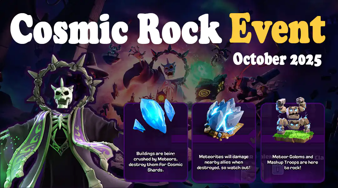 The Mini Spotlight Event! 14 Cosmic Rock Event October 2025 - Clash of Clans