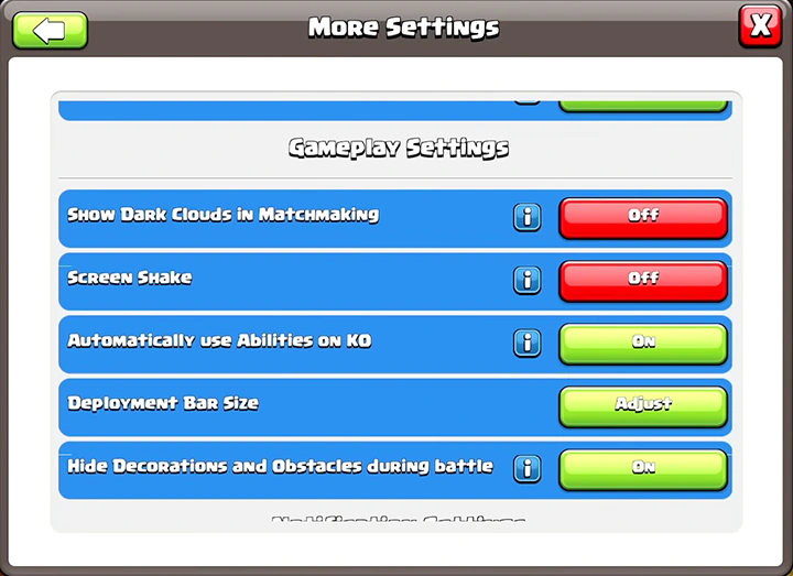 Hide Decorations and Obstacles