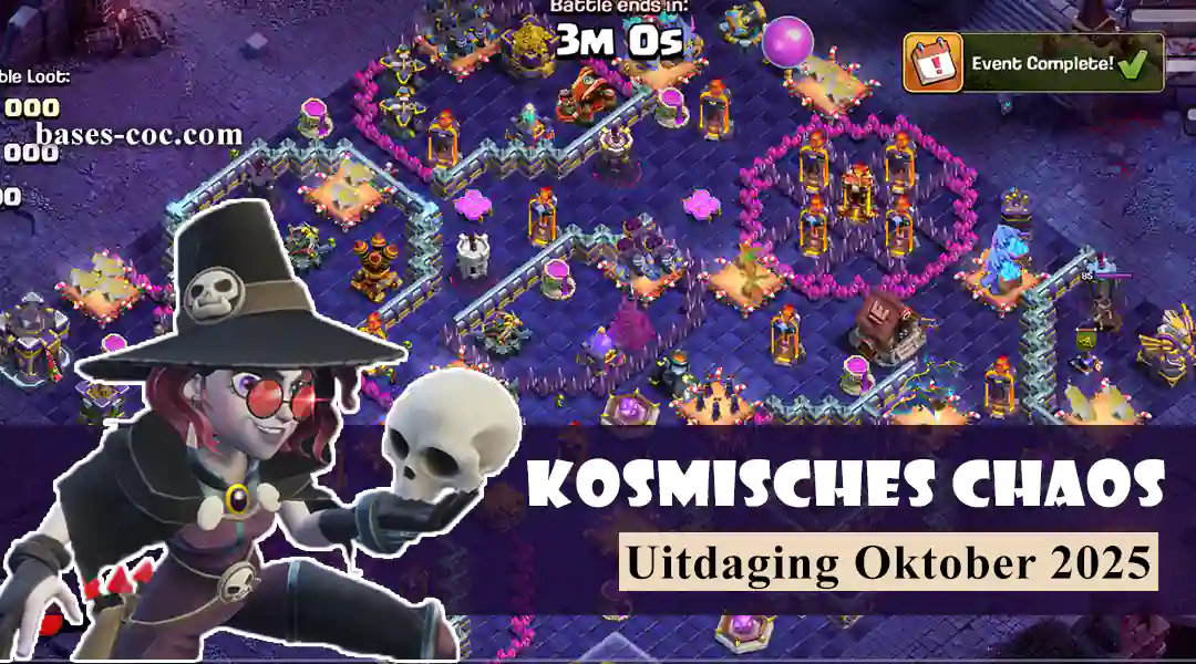 Krijg gemakkelijk 3 sterren in de Kosmisches Chaos Uitdaging, oktober 2025 - Clash of Clans 7 Kosmisches Chaos Uitdaging October 2025 - Clash of Clans