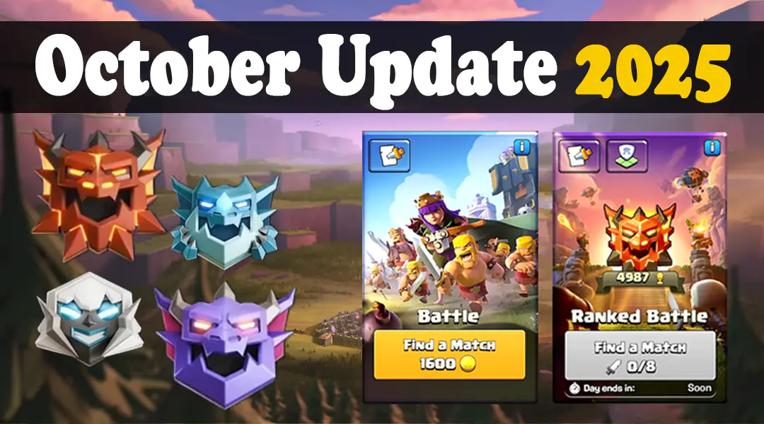February Update 2025 is released - Clash of Clans 46 October Update 2025 - Clash of Clans