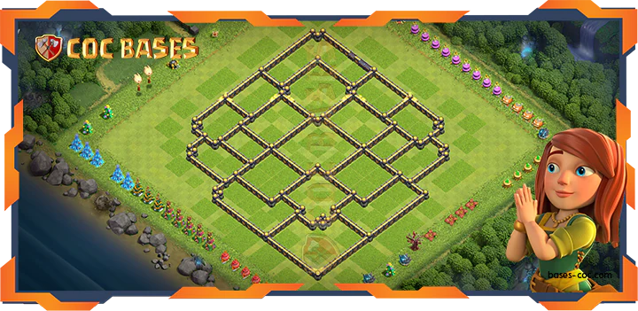 COC Bases Walls - Top Farming Base TH18 with Link - Clash of Clans (42)