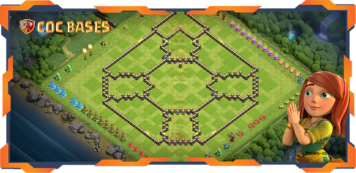 COC Bases Walls - Top Farming Base TH18 with Link - Clash of Clans (48)