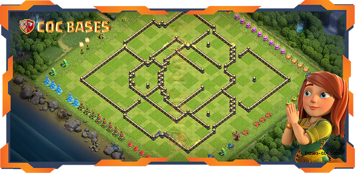 COC Bases Walls - Top Farming Base TH18 with Link, Hybrid, Anti 3 Star Layout - Clash of Clans (34)