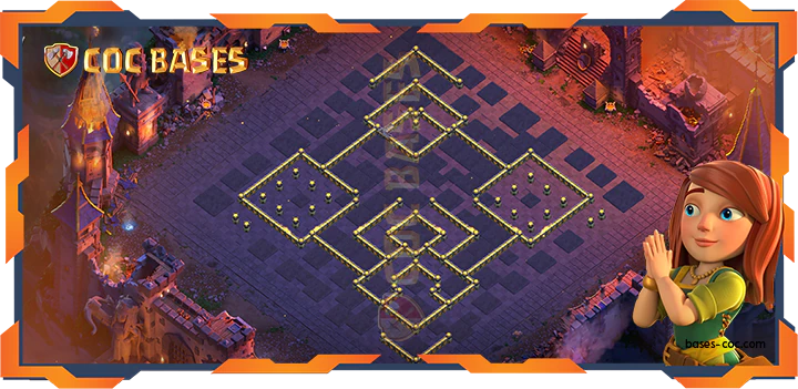 COC Bases Walls - Top War Base TH18 with Link, Anti AirElectro Dragon, Defense Layout - Clash of Clans (19)