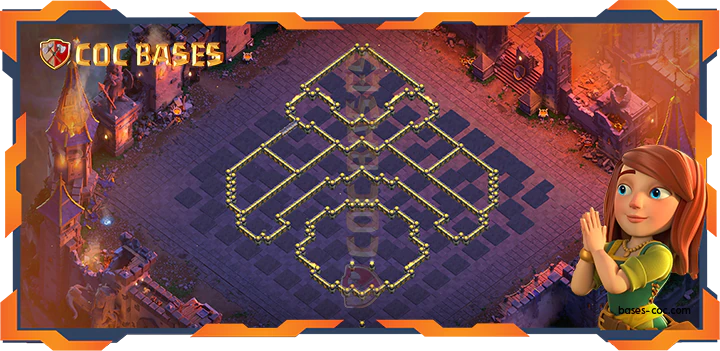 COC Bases Walls - Top War Base TH18 with Link, Defense, Anti Air Electro Dragon Layout - Clash of Clans (49)
