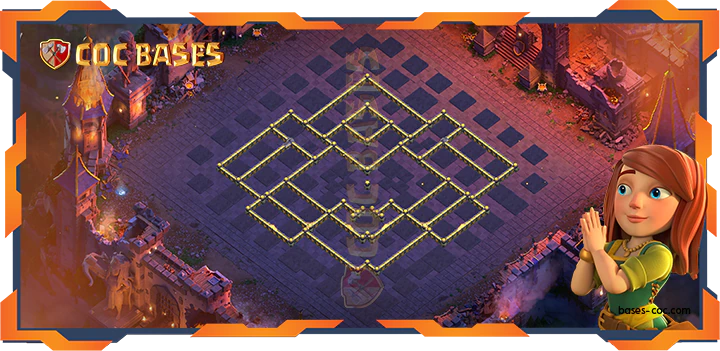 COC Bases Walls - Top War Base TH18 with Link, Legend League, Defense Layout - Clash of Clans (18)
