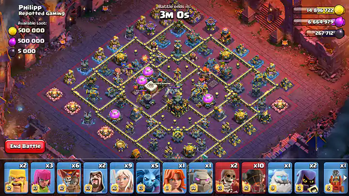 Easily get 3 stars in Last Challenge Town Hall 17 November 2025 - Clash of Clans 3 Last Town Hall 17 Challenge November 2025 Layout - Clash of Clans