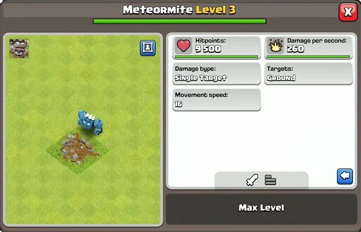 Sneak Peek 1 November 2025 - Clash of Clans 18 Meteormite Level 3