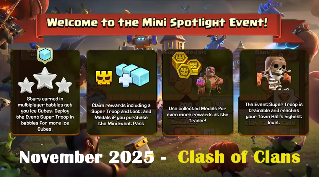 Mini Spotlight Event November 2025 - Clash of Clans