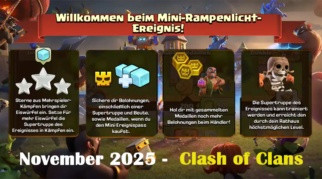 Mini spotlight eventment november 2025 - Clash of Clans