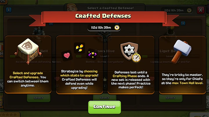 New Update Crafting Defenses - November 2025