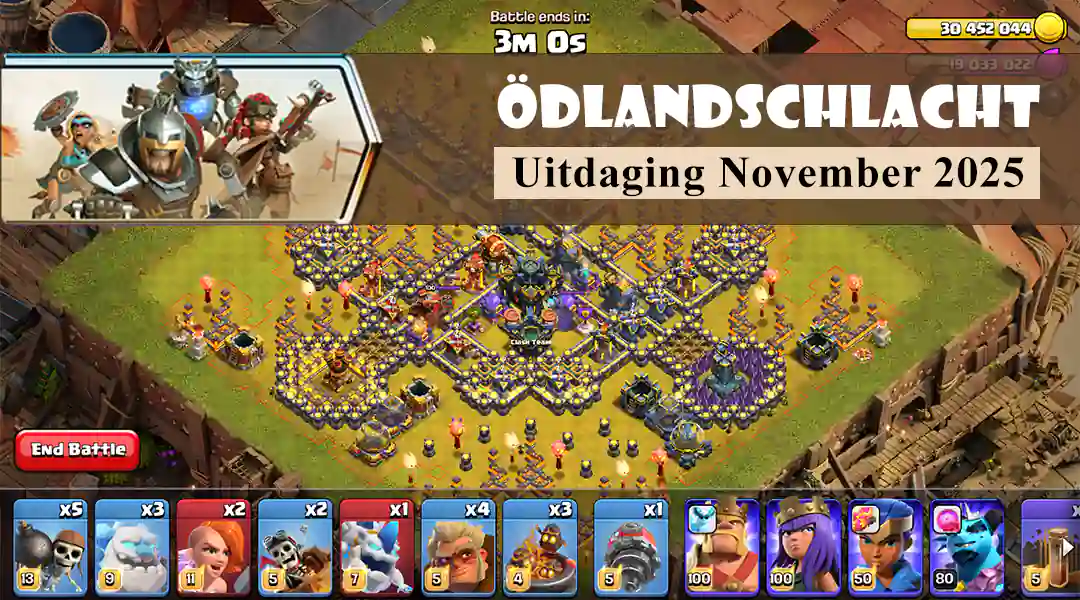 Ödlandschlacht Uitdaging November 2025 - Clash of Clans