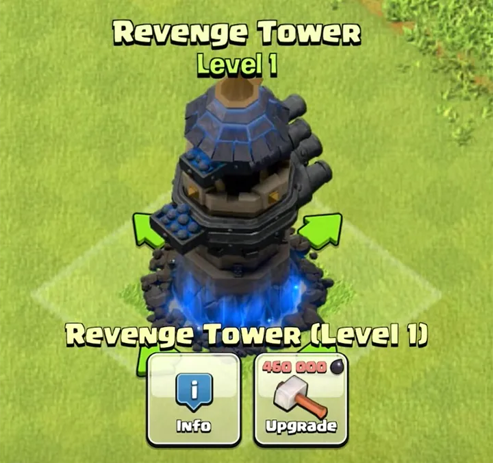 Revenge Tower Level 1 - Sneak Peek 2 November 2025 - Clash of Clans