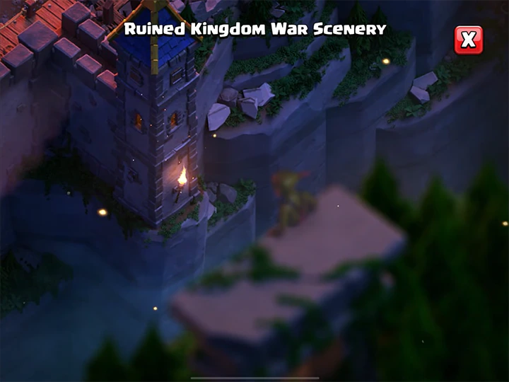 Das Ödland Saison November 2025 - Clash of Clans 67 Ruined Kingdom War SCENERY (04) - November 2025 - Clash of Clans