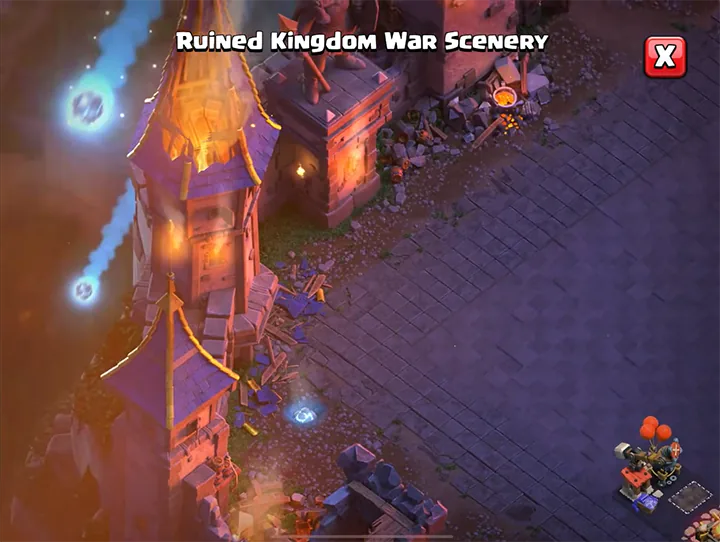 Das Ödland Saison November 2025 - Clash of Clans 71 Ruined Kingdom War SCENERY (08) - November 2025 - Clash of Clans