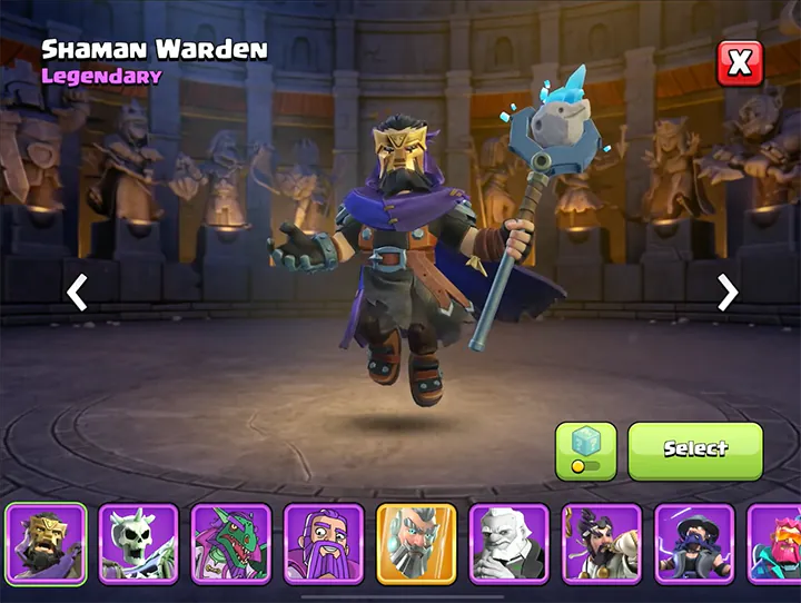 Das Ödland Saison November 2025 - Clash of Clans 75 Shaman Warden - New Skin For Grand Warden - The Wastelands Season November 2025
