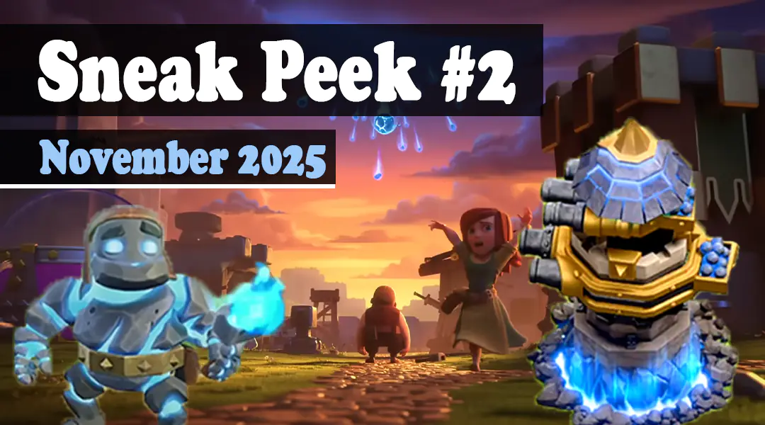 Sneak Peek 2 November 2025 - Clash of Clans