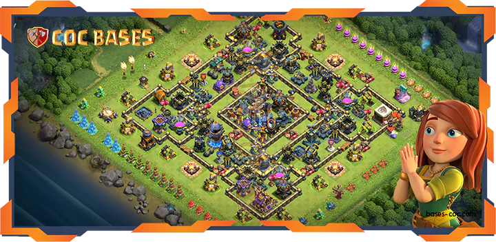 Top Farming Base TH18 with Link - Clash of Clans (21)