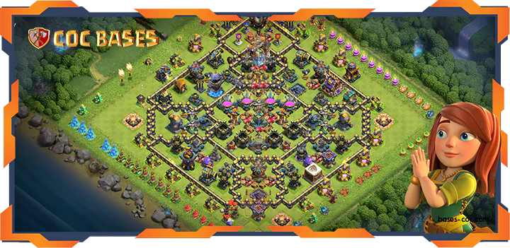 Top Farming Base TH18 with Link - Clash of Clans (48)