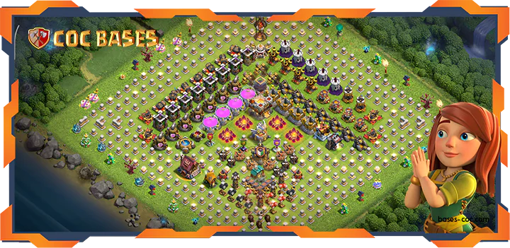 Top Troll Base TH11 with Link, Funny Layout - Clash of Clans (331)