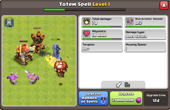 Totem Spell Level 1