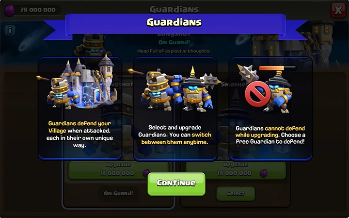 Sneak Peek 1 November 2025 - Clash of Clans 5 Unlock Guardians November 2025 - Clash of Clans