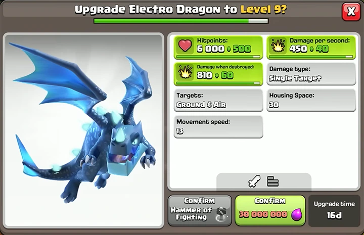 Sneak Peek 1 November 2025 - Clash of Clans 39 Upgrade Electro Dragon to Level 9