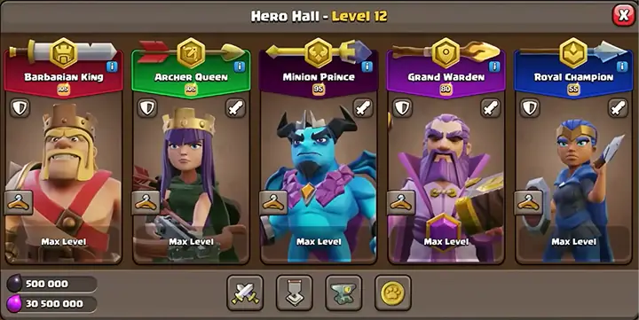 Sneak Peek 1 November 2025 - Clash of Clans 19 Upgrade Hero Hall Level 12