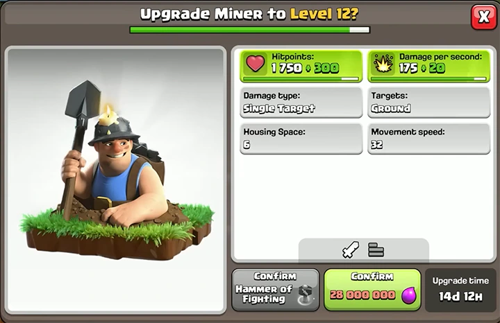 Sneak Peek 1 November 2025 - Clash of Clans 38 Upgrade Miner to Level 12