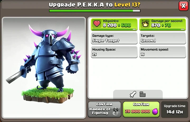 Sneak Peek 1 November 2025 - Clash of Clans 37 Upgrade PEEKA to Level 13