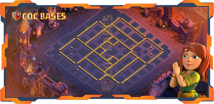 Walls - Top War Base TH14 with link, Trophy, Anti 3 Star, Anti AirElectro Layout - Clash of Clans (374)