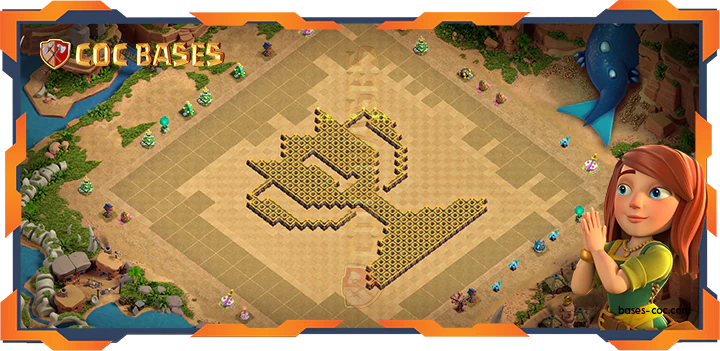 walls - Top Troll Base TH14 with Link, Funny Layout - Clash of Clans (357)