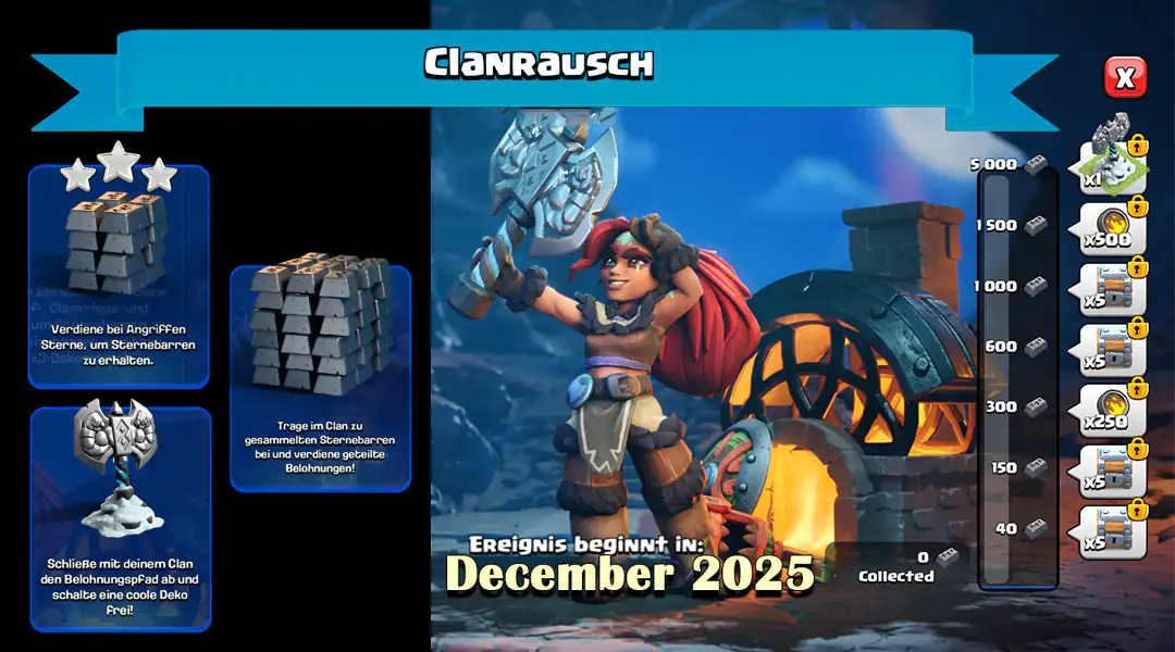 ClaNRAUSCH Event December 2025 - Clash of Clans