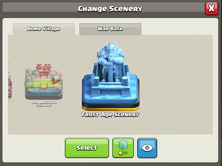 Frost Age Scenery 01 December 2025 - Clash of Clans